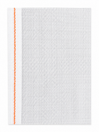 18 Mesh - Zwiegart - Orange Line - Mono Deluxe Needlepoint Canvas - White
