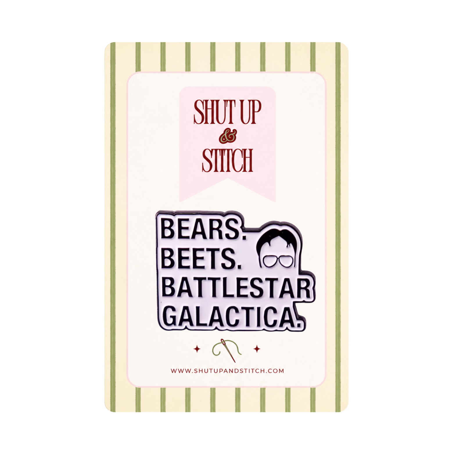 Bears, Beets, Battlestar Galactica Needlepoint Canvas - The Office