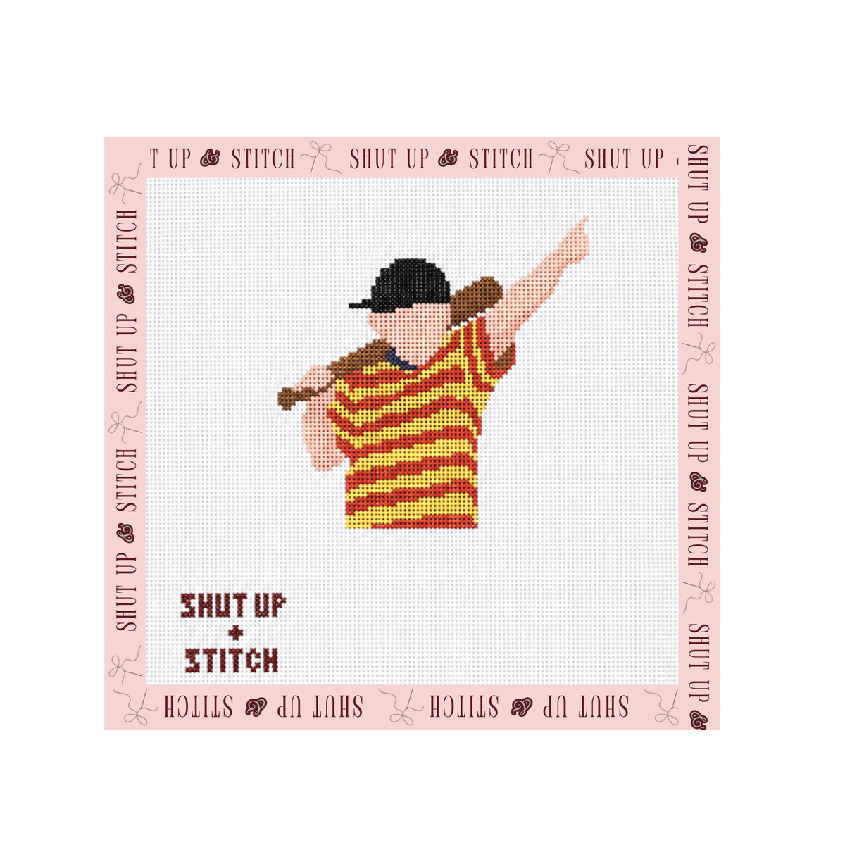 Calling His Shot Needlepoint Canvas – The Sandlot