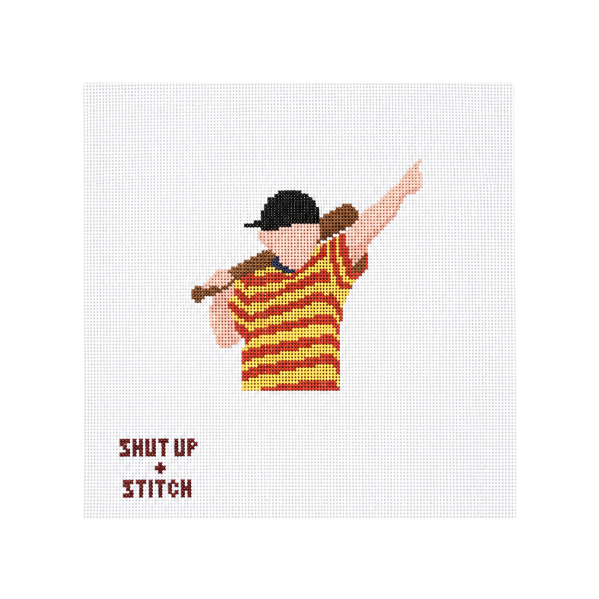 Calling His Shot Needlepoint Canvas – The Sandlot