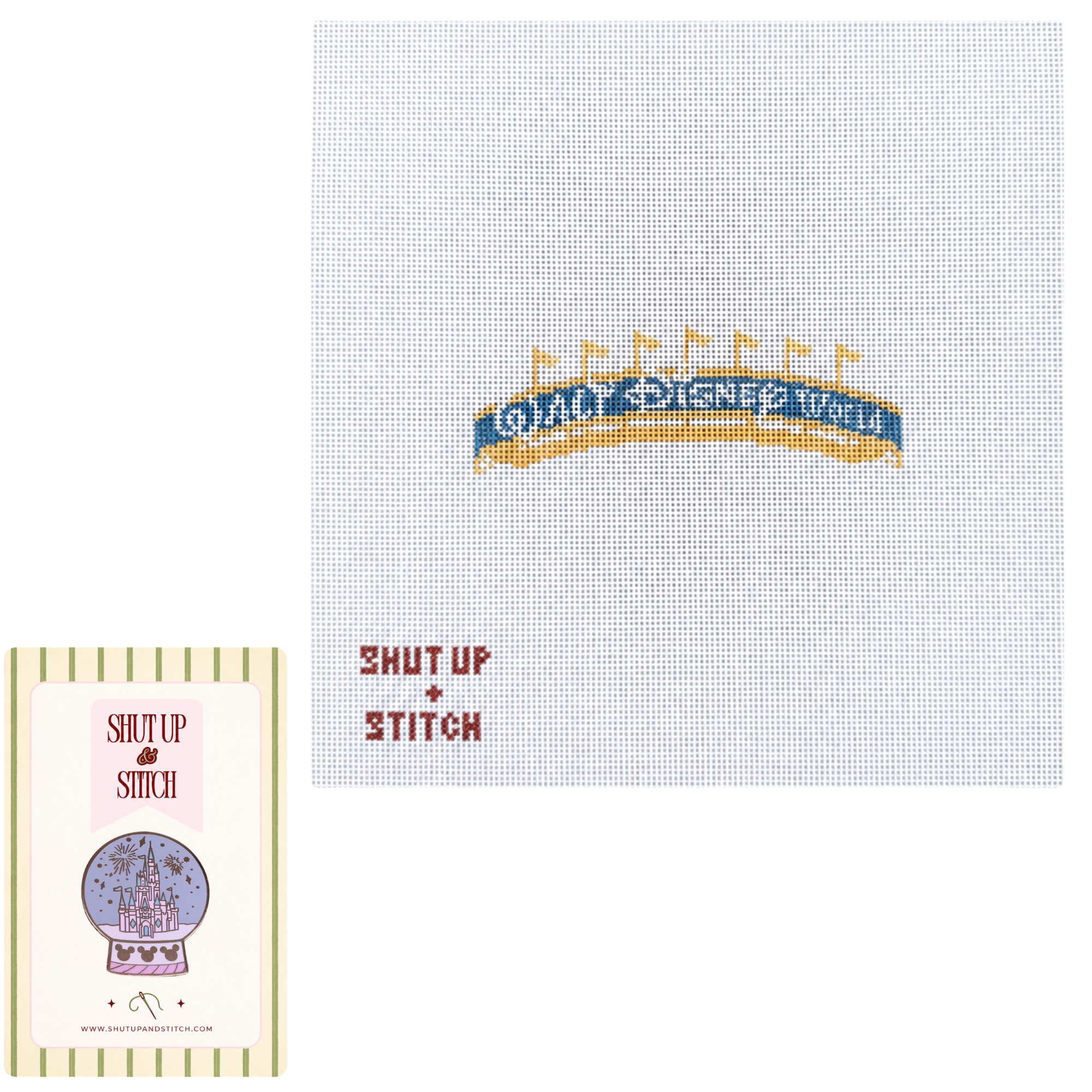 Disney World Needlepoint Canvas