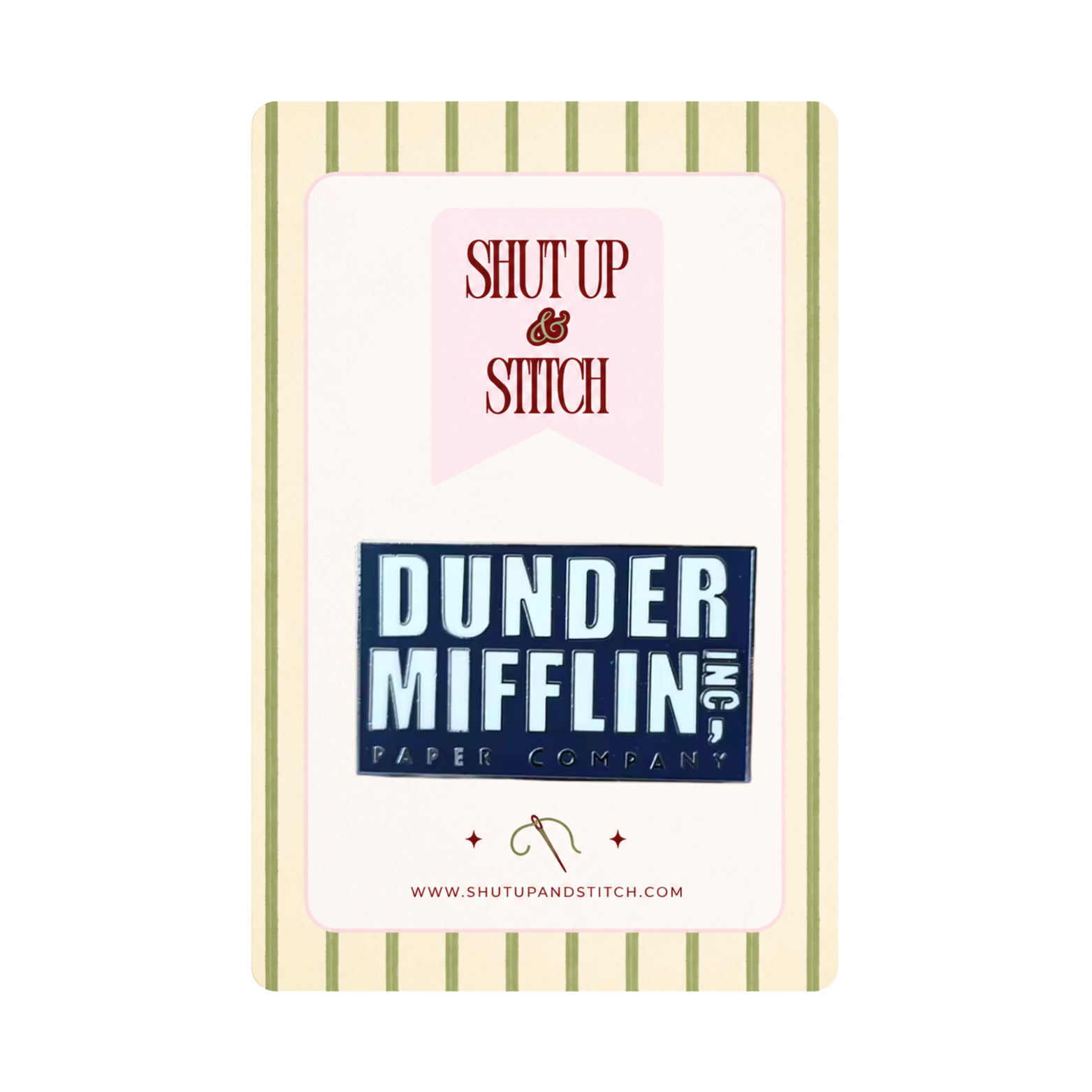 Dunder Mifflin Paper Company Needle Minder – The Office