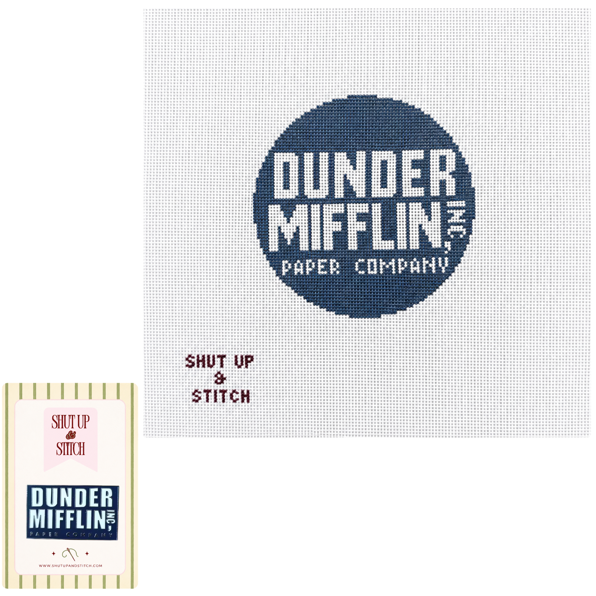 Dunder Mifflin Paper Company Needlepoint Canvas – The Office