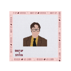 Dwight Schrute Needlepoint Canvas- The Office