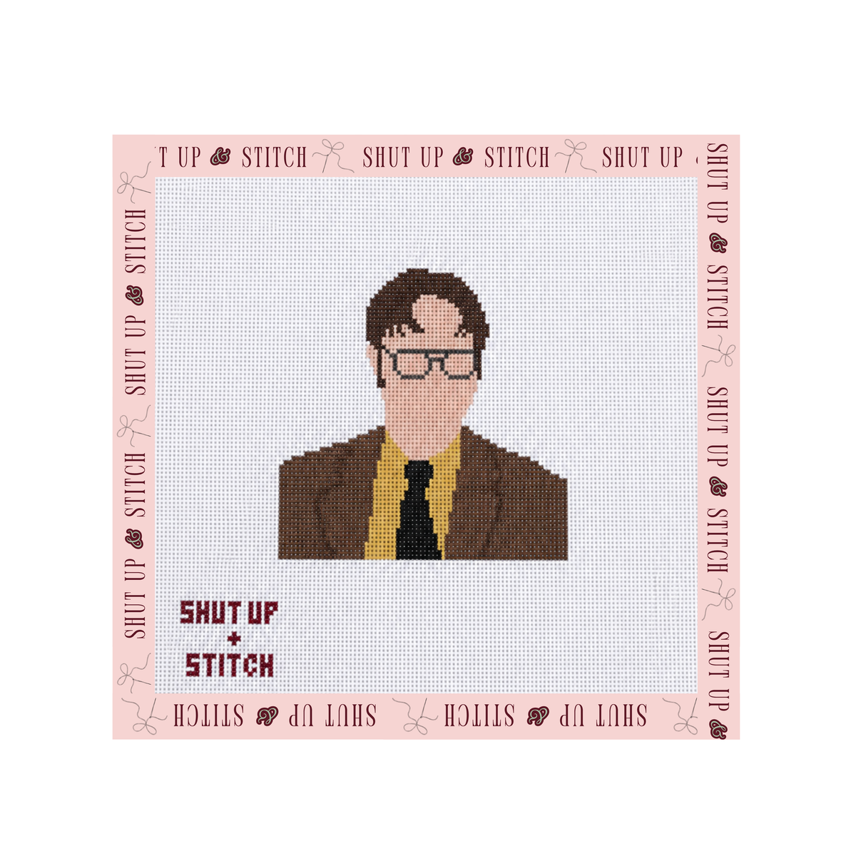 Dwight Schrute Needlepoint Canvas- The Office