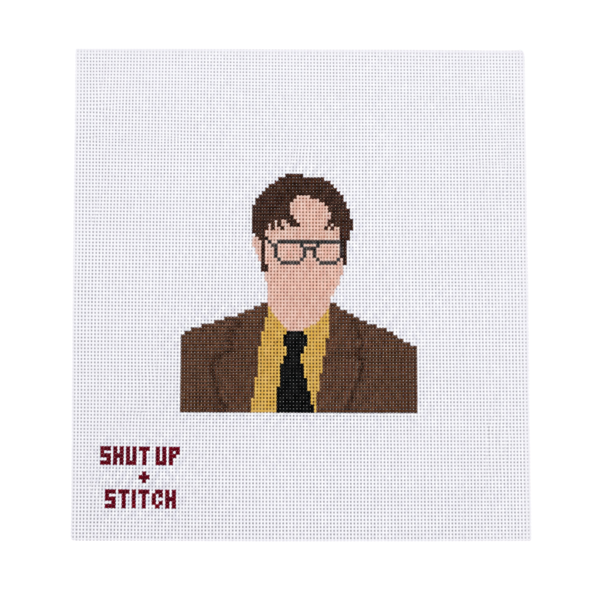 Dwight Schrute Needlepoint Canvas- The Office