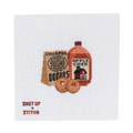 Fall Cider Mill - Apple Cider & Cinnamon Sugar Donuts Needlepoint Canvas