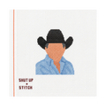 George Strait King of Country Inspired Needlepoint Canvas