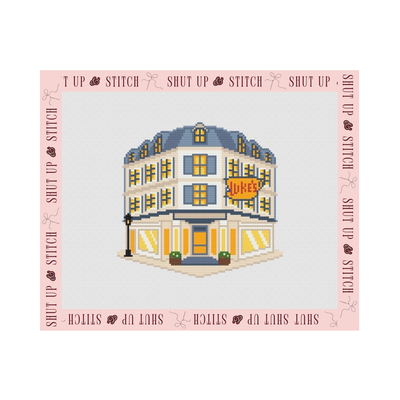 Gilmore Girls Stars Hollow Village- Luke’s Diner Needlepoint Canvas