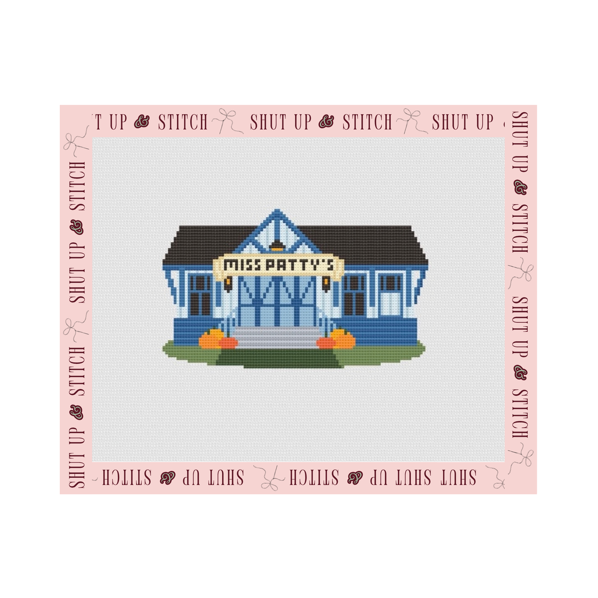Gilmore Girls Stars Hollow Village- Miss Patty’s School of Ballet Needlepoint Canvas