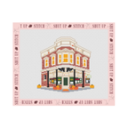 Gilmore Girls Stars Hollow Village, Doose’s Market Needlepoint Canvas