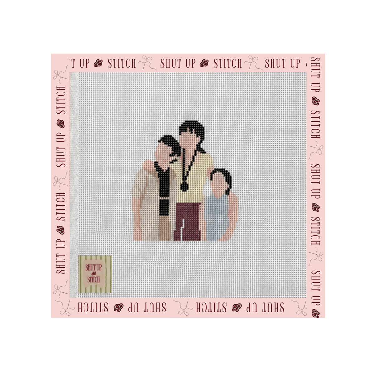 Halloweentown Marnie, Dylan & Sophie Needlepoint Canvas- Disney Halloween
