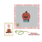 Halloweentown Pumpkin Statue Needlepoint Canvas- Disney Halloween