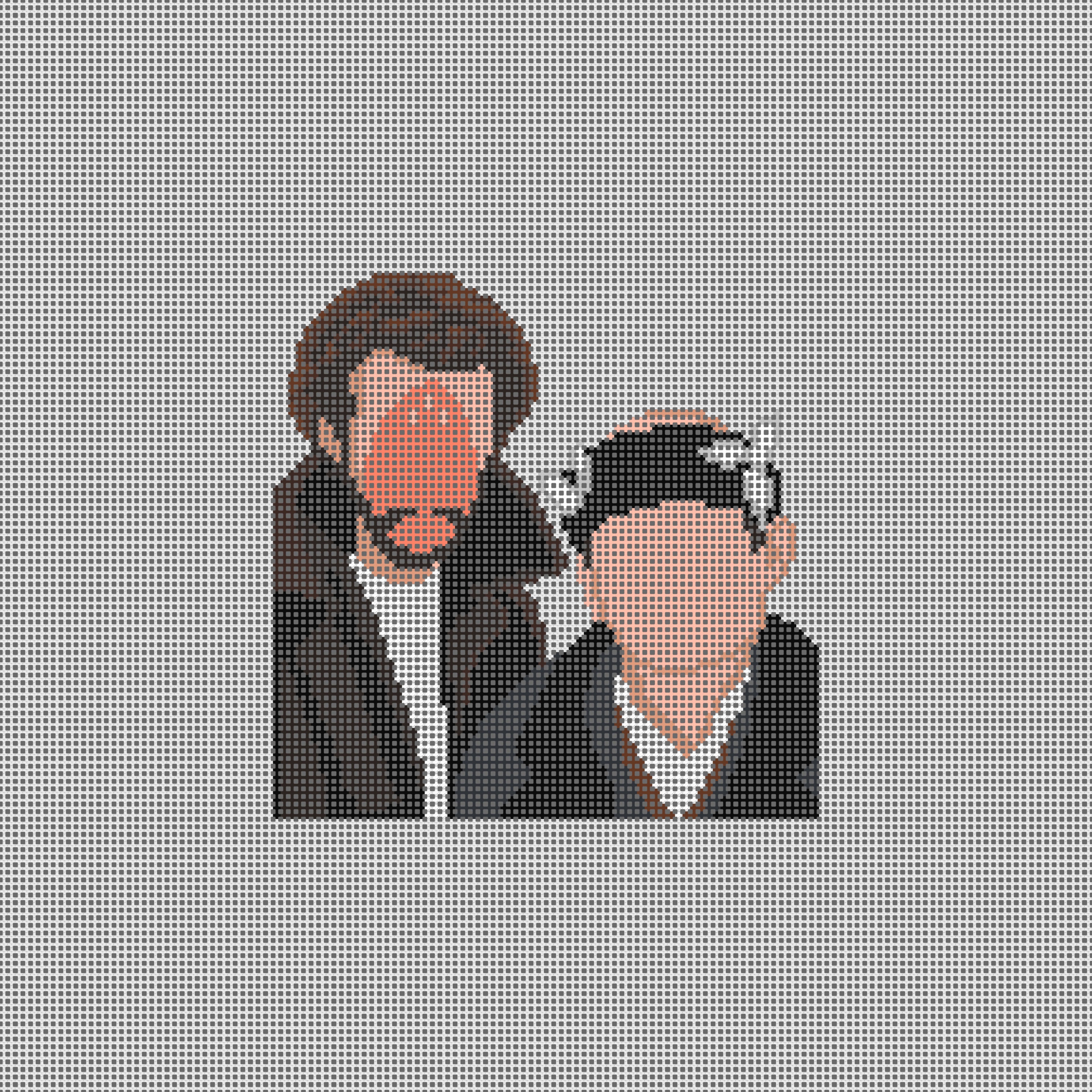 Harry & Marv Home Alone Needlepoint Canvas
