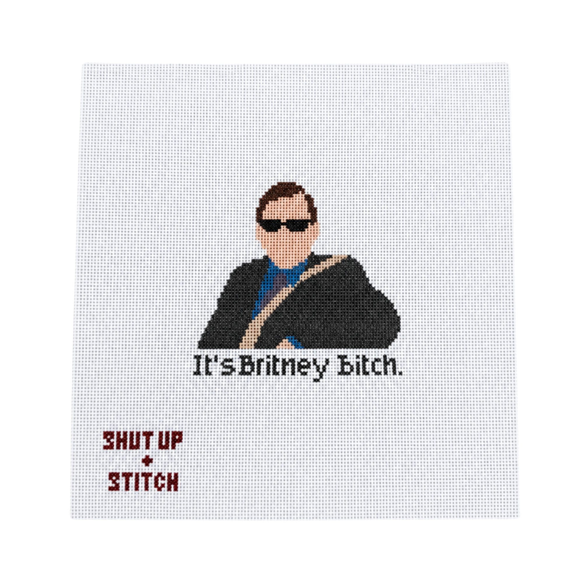 It's Britney, Bitch Michael Scott Needlepoint Canvas - The Office