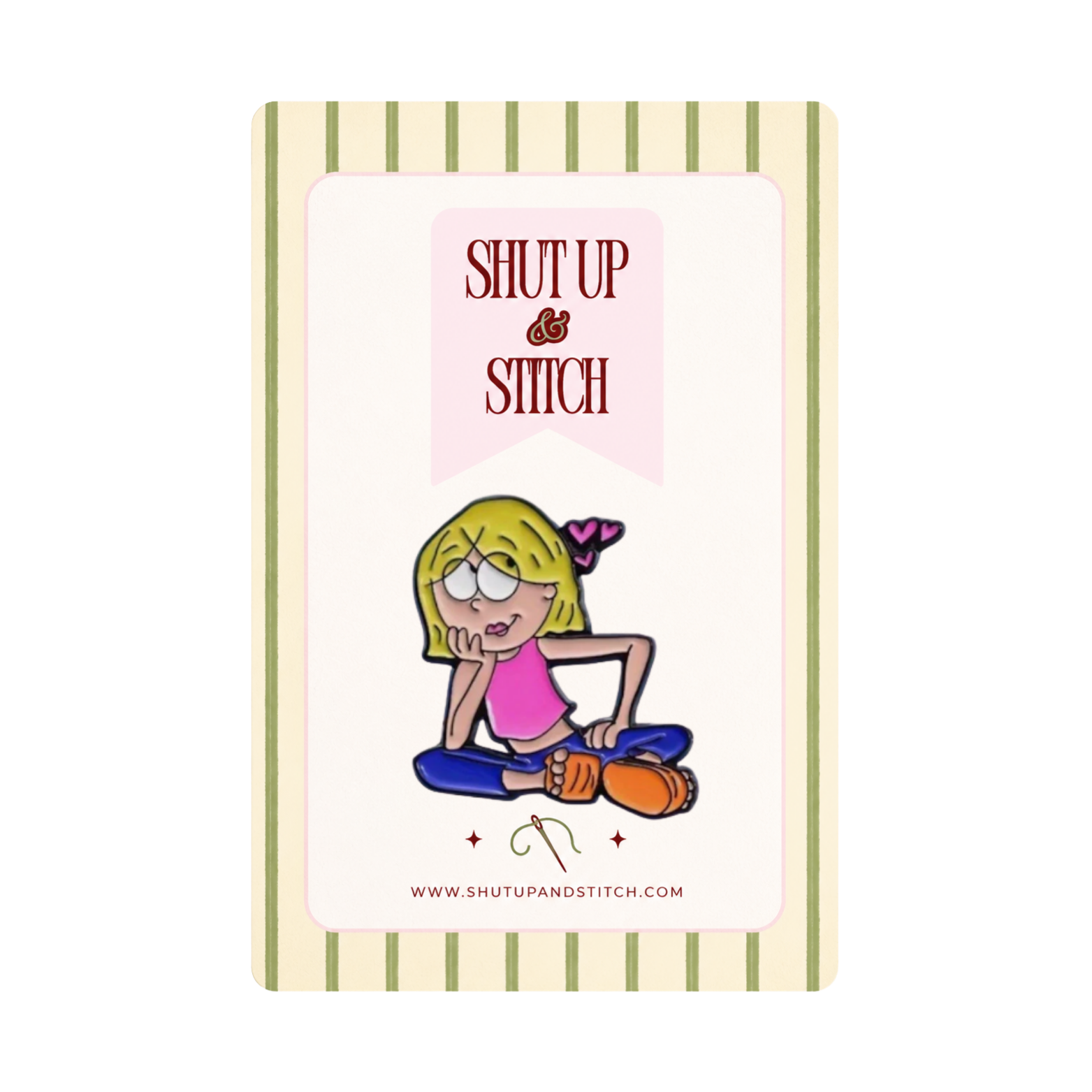 Lizzie McGuire Disney Parks Needlepoint Canvas