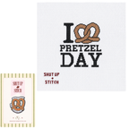 Pretzel Day Needlepoint Canvas- The Office