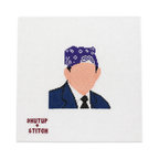 Prison Mike Needlepoint Canvas – The Office With Matching Needle Minder