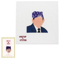 Prison Mike Needlepoint Canvas – The Office With Matching Needle Minder