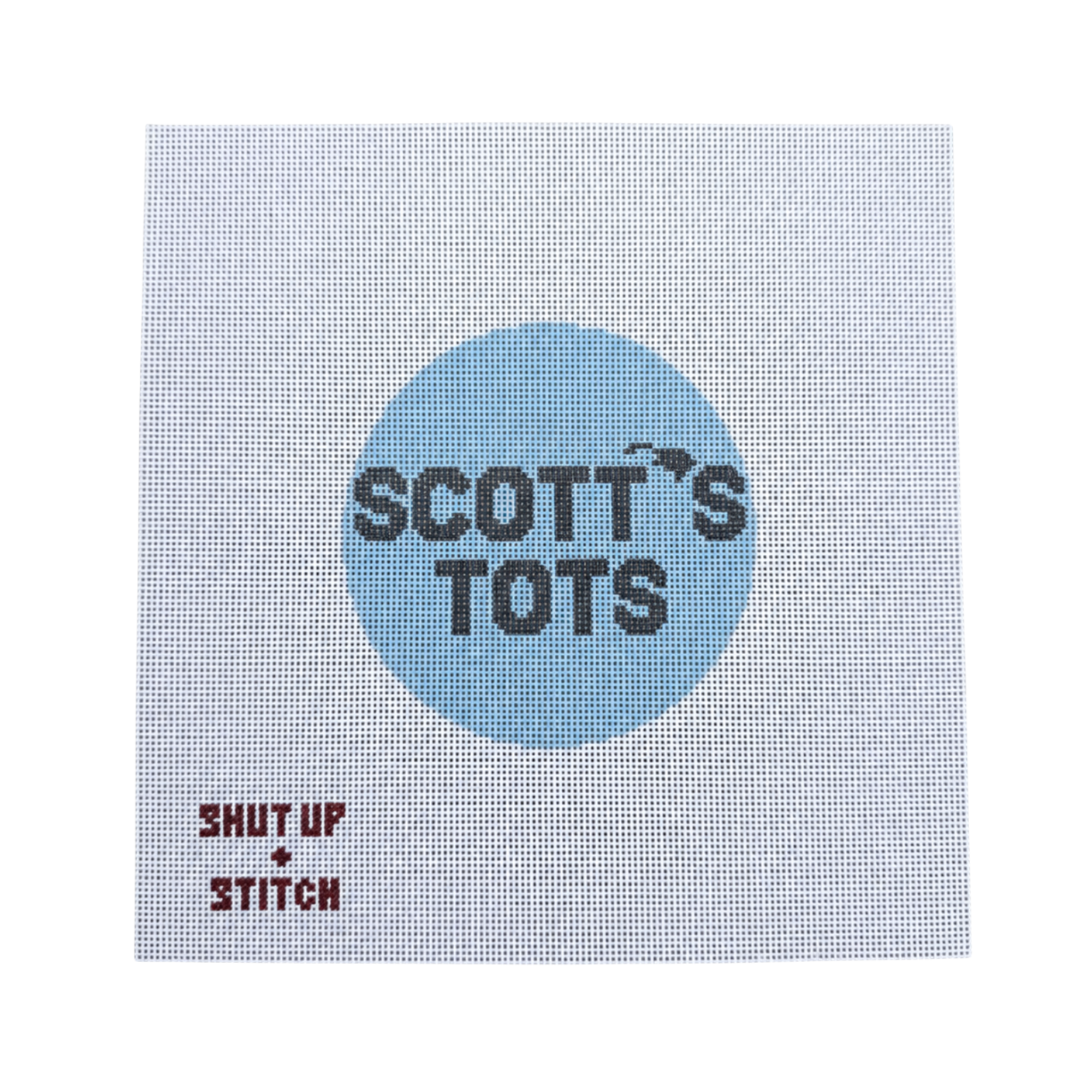 Scott's Tots Inspired Needlepoint Canvas- The Office