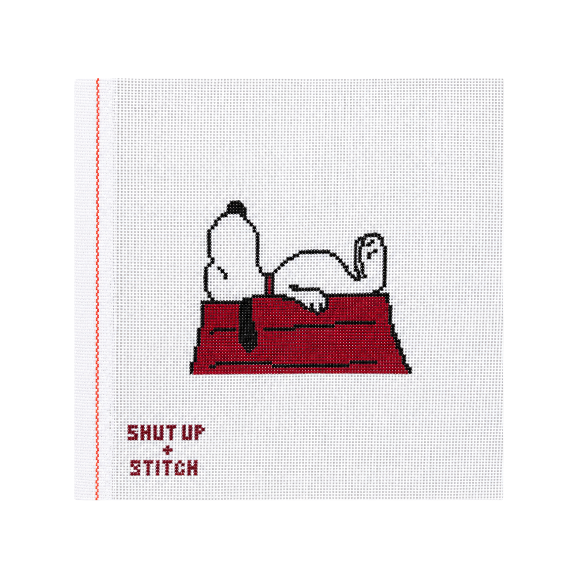 Snoopy on Doghouse Needlepoint Canvas – Peanuts