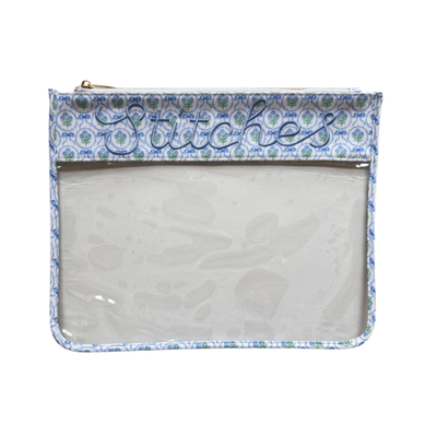 Stitches Large Project Bag- Needlepoint