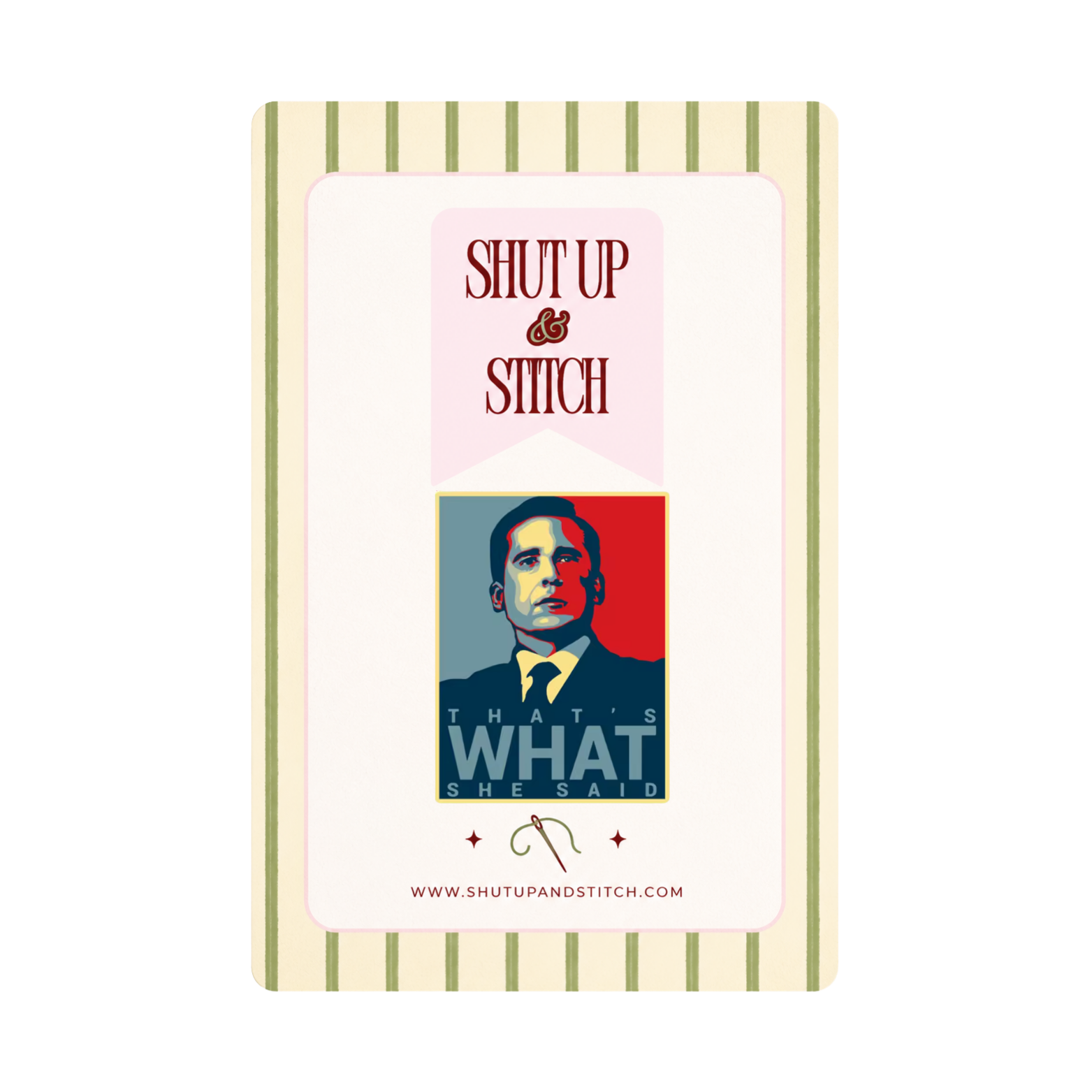 "That's What She Said" Needle Minder – The Office