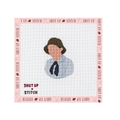 The Princess Diaries, Mia Thermopolis “No One Is Allowed to Wear Hats in Class” Needlepoint Canvas