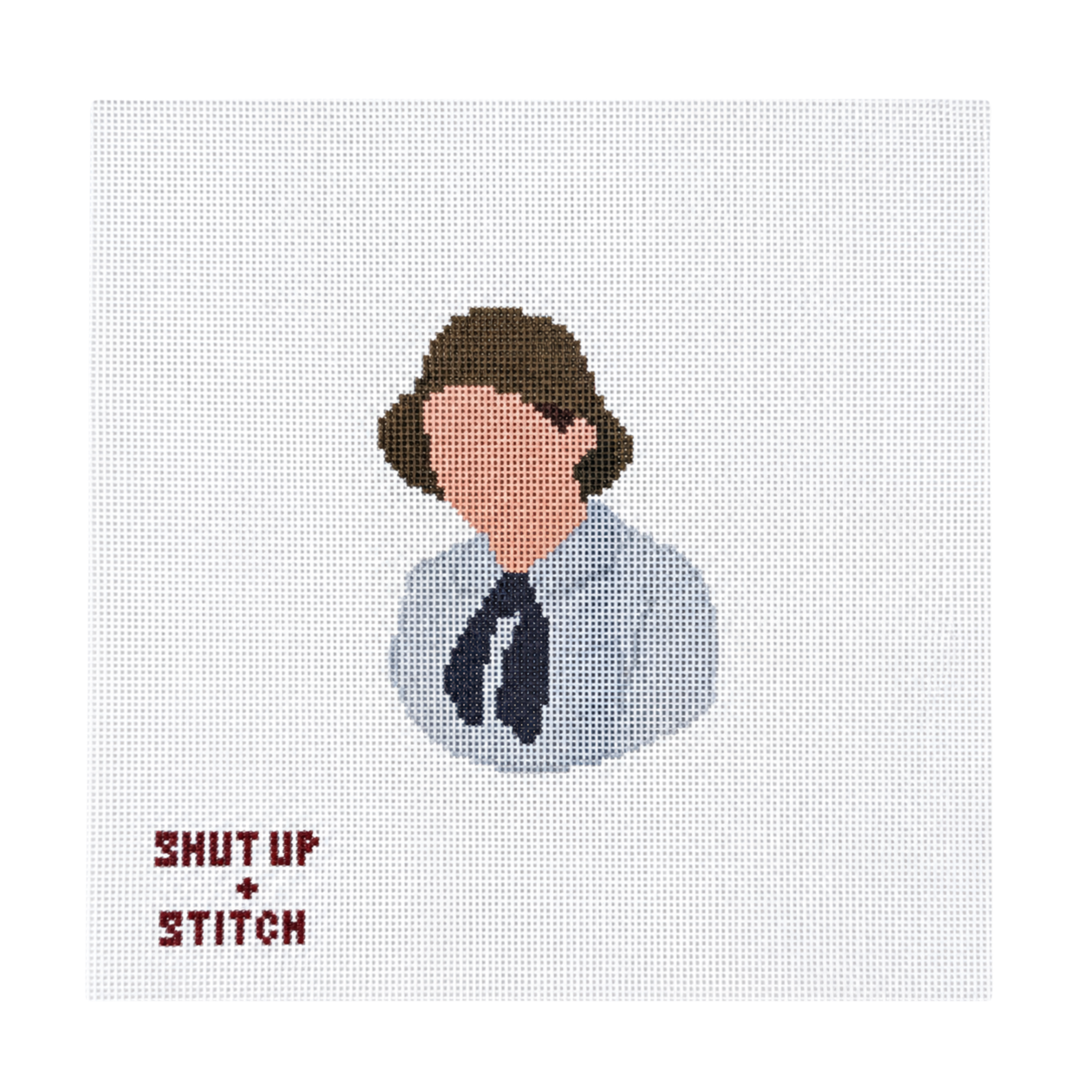 The Princess Diaries, Mia Thermopolis “No One Is Allowed to Wear Hats in Class” Needlepoint Canvas
