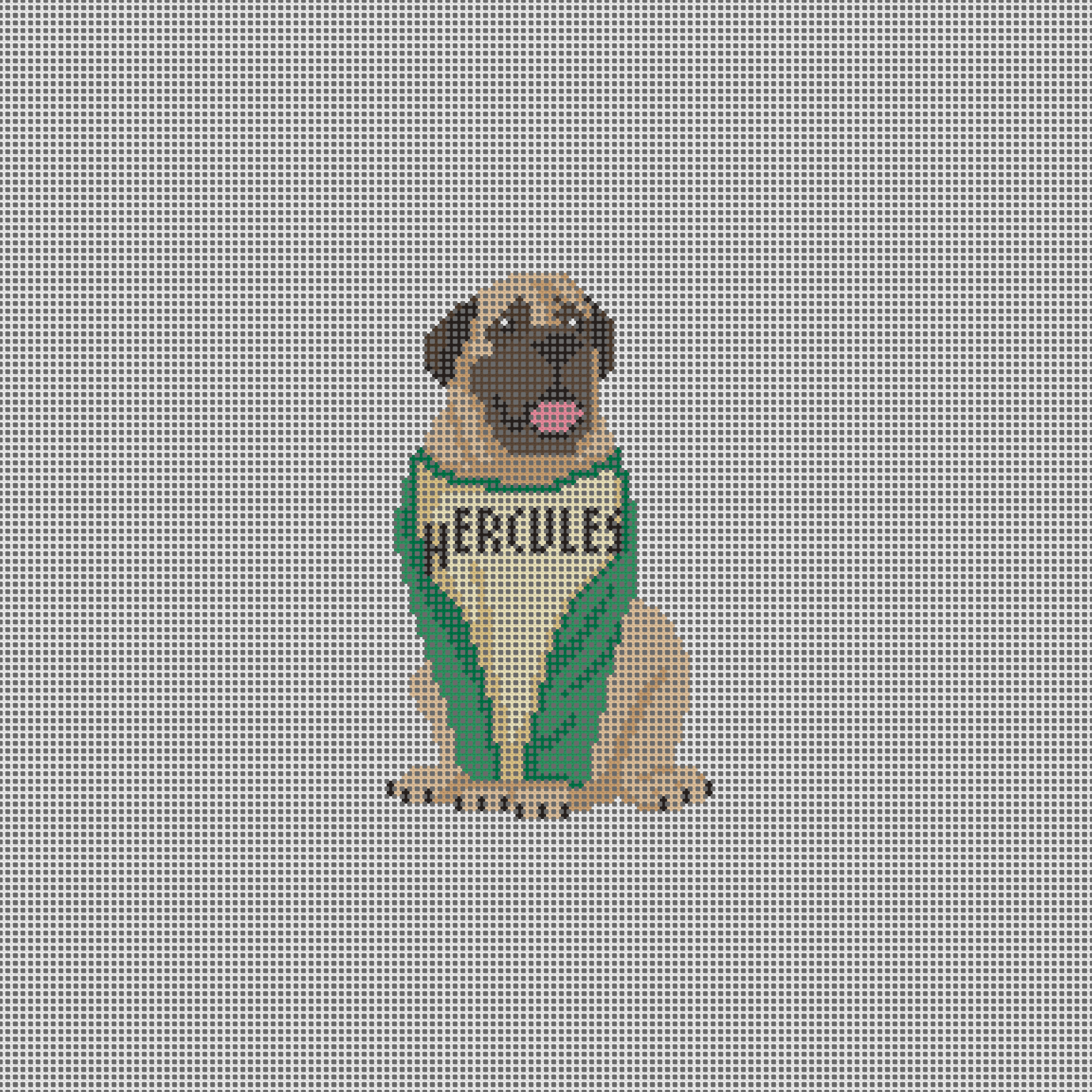 The Sandlot Hercules Needlepoint Canvas